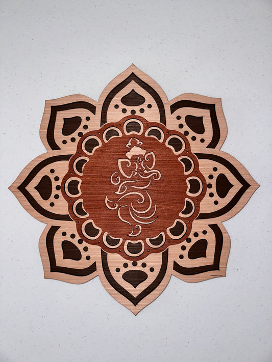 Ganesha - 14" Dark Walnut, Spice