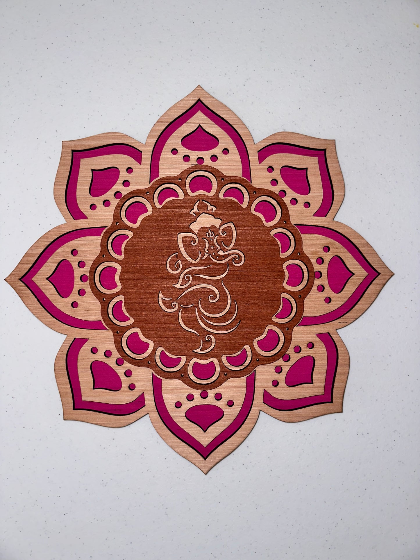 Ganesha - 14" Pink, spice