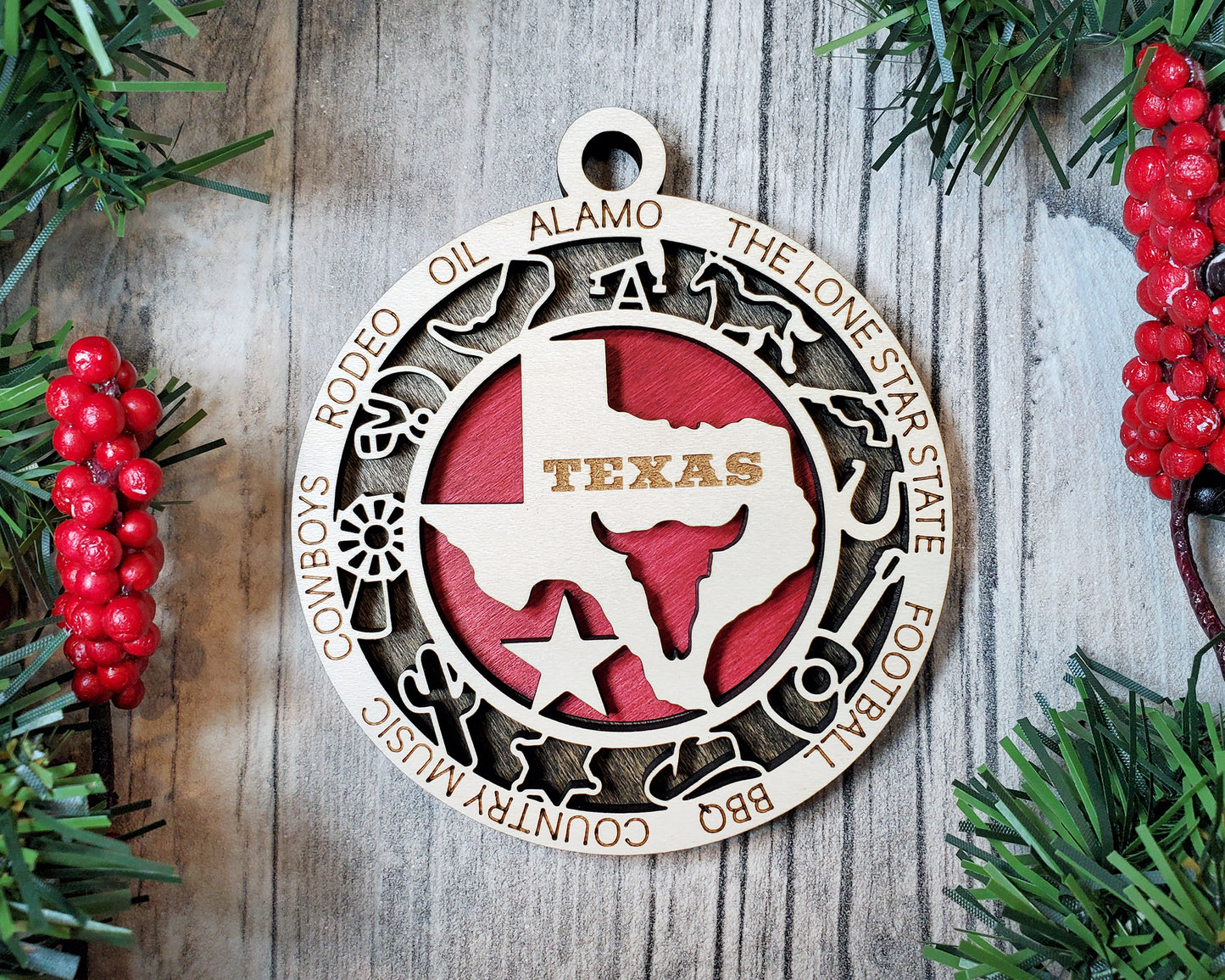 Texas Christmas Ornament